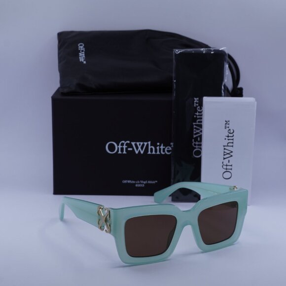 Off-White OERI14D MYSTIC 5364 Square Sunglasses – Sage/Brown - Picture 5 of 10